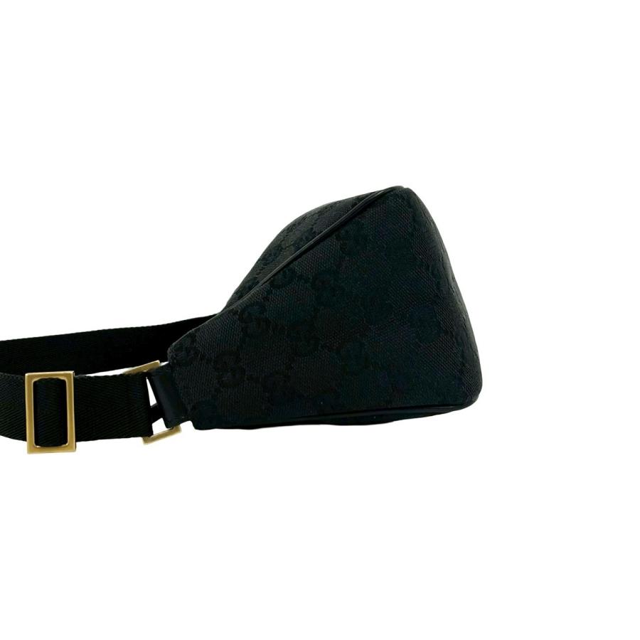 【美品】GUCCI ミニハンドバッグ　アクセサリーポーチ　GG柄　レザー GUCCI（グッチ） 極 美品 GGキャンバス レザー 本革 ミニ ハンドバッグ
