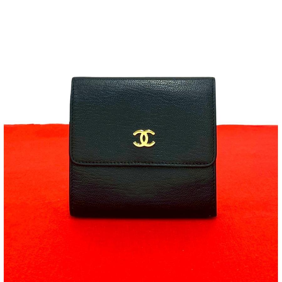 CHANEL（シャネル） 極 美品 シール有 7番台 ココマーク レザー 本革 