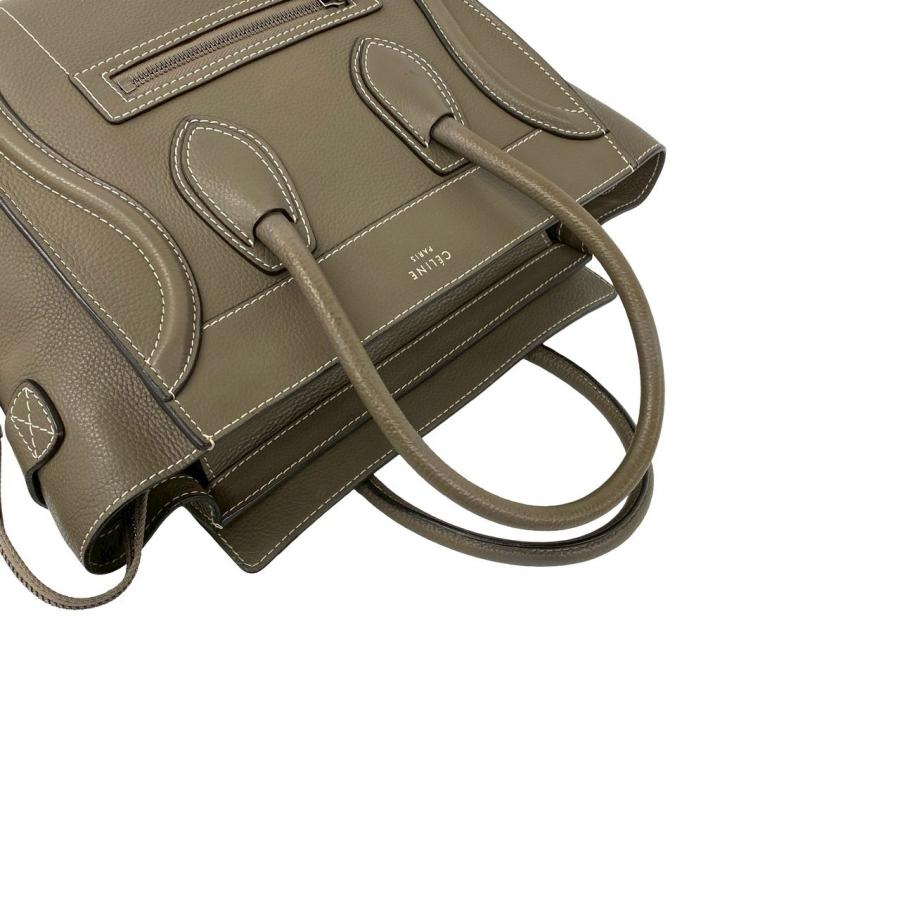 CELINE（セリーヌ） 極 美品 ラゲージ マイクロショッパー レザー 本革