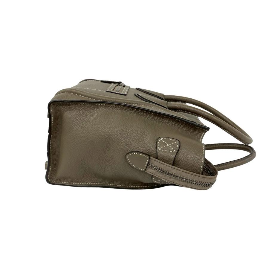 CELINE（セリーヌ） 極 美品 ラゲージ マイクロショッパー レザー 本革