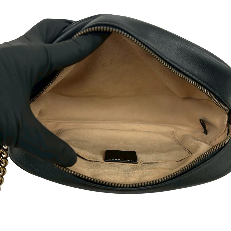 GUCCI（グッチ） 極 美品 保存袋付 GGマーモント スモール ロゴ 金具 
