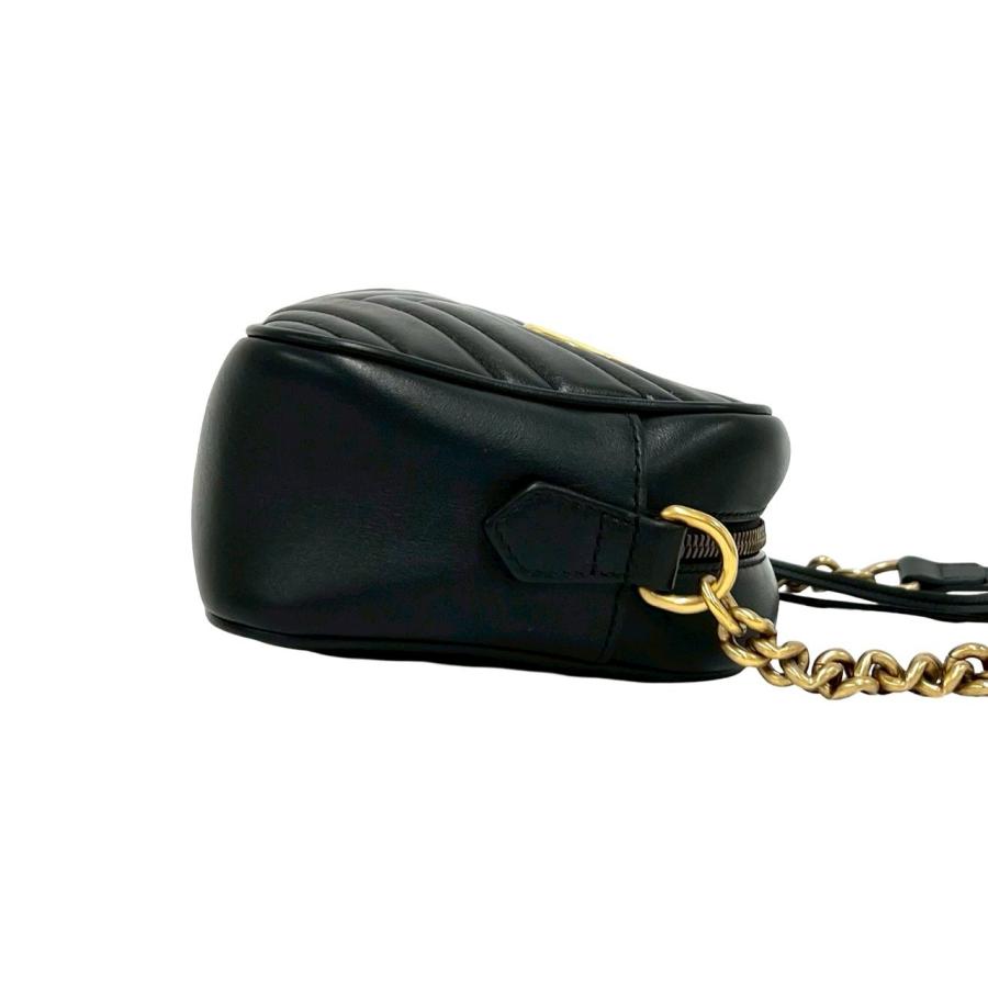 GUCCI（グッチ） 極 美品 袋付き GGマーモント キルティング レザー 本