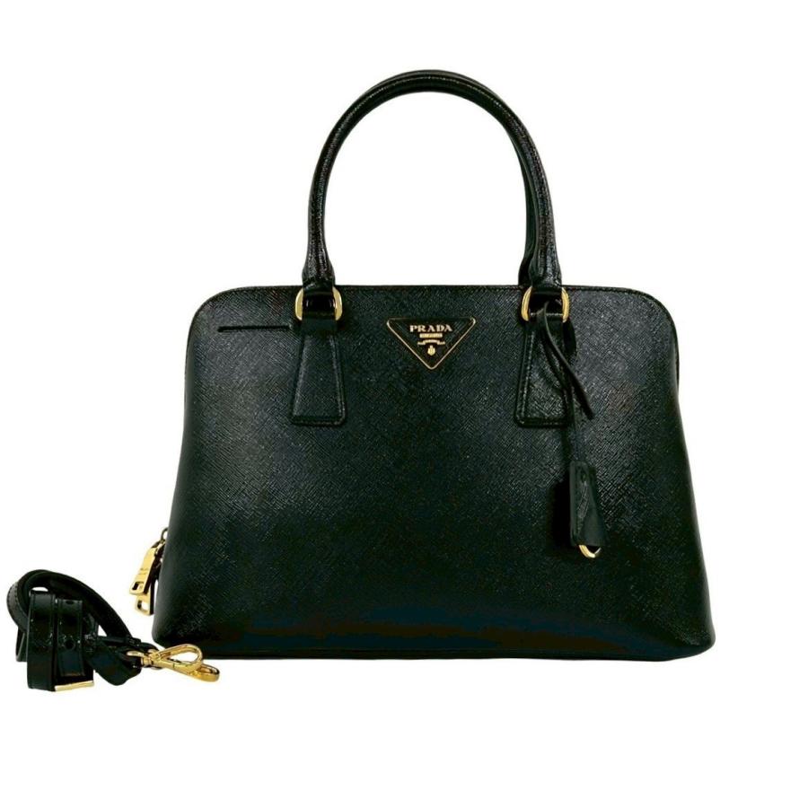 PRADA（プラダ） ほぼ未使用 三角ロゴ 金具 サフィアーノヴェル