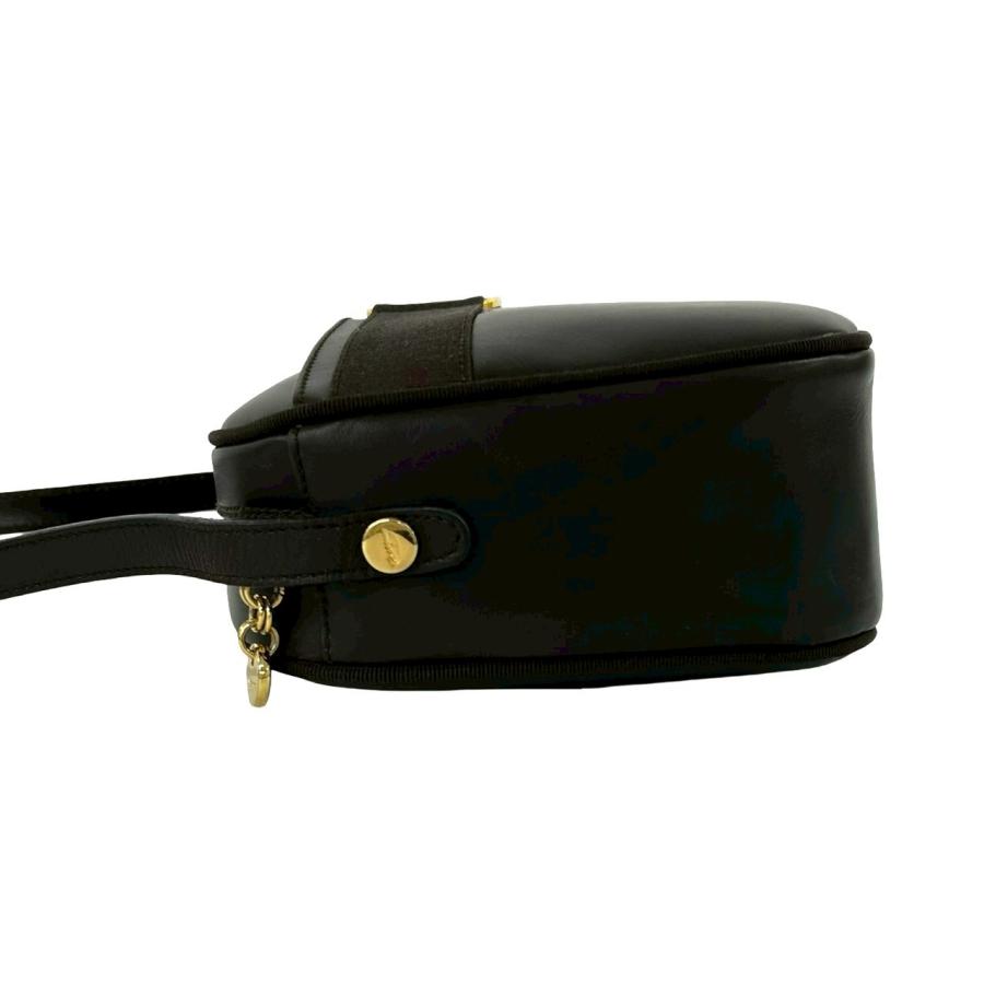 極 美品 Salvatore Ferragamo サルヴァトーレフェラガモ ヴィンテージ ヴァラ 金具 カーフ レザー 本革 ショルダーバッグ ブラウン 29141 極 美品 Salvatore Ferragamo サルヴァトーレフェラガモ ヴィンテージ