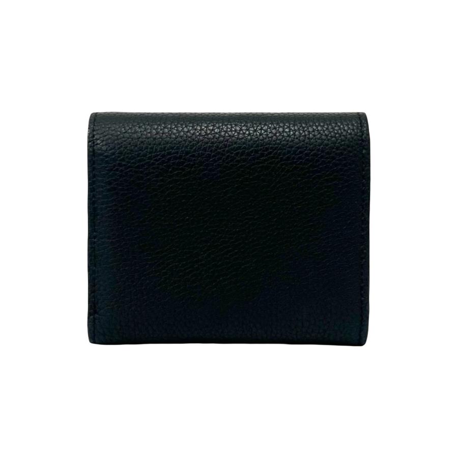 極 美品 LOUIS VUITTON ルイヴィトン ポルトフォイユ ドゥブル レザー 本革 三つ折り財布 コンパクト ウォレット ブラック 黒 36316 LOUIS VUITTON（ルイ・ヴィトン） 極 美品 ポルトフォイユ ドゥブル