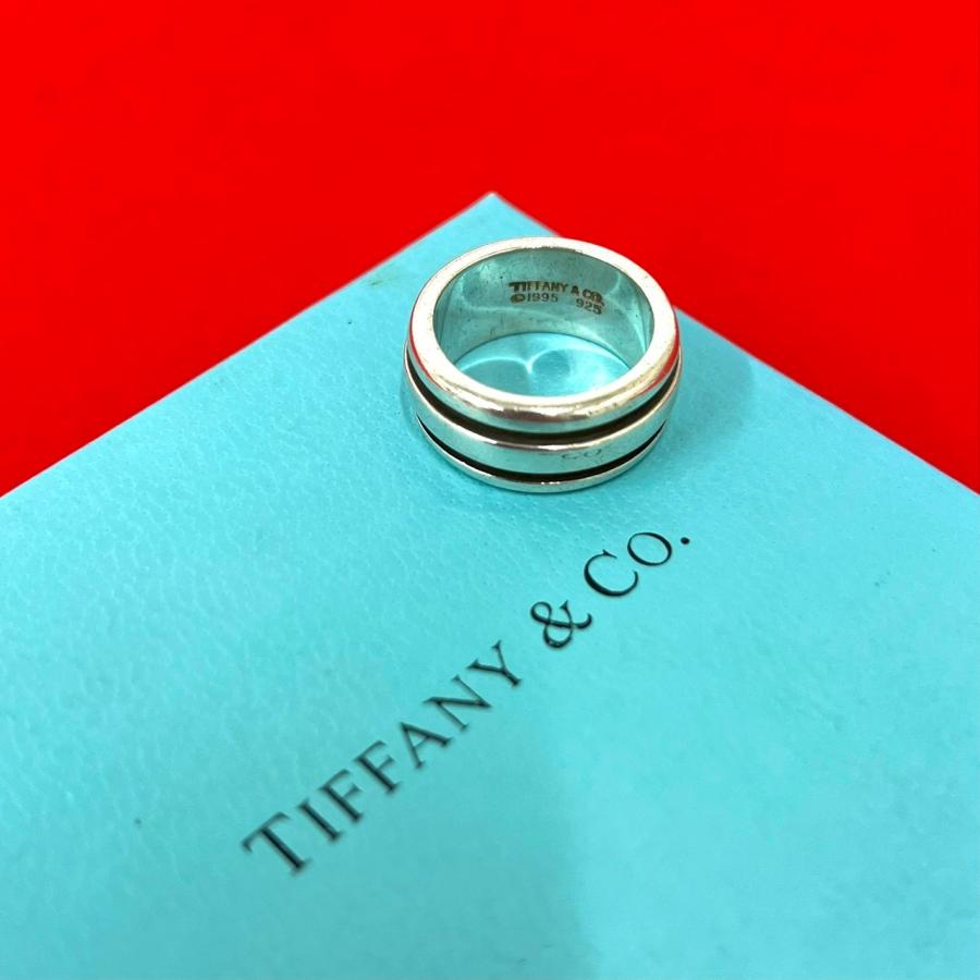 TIFFANY&Co.（ティファニー） 極 美品 グルーブド ダブルライン