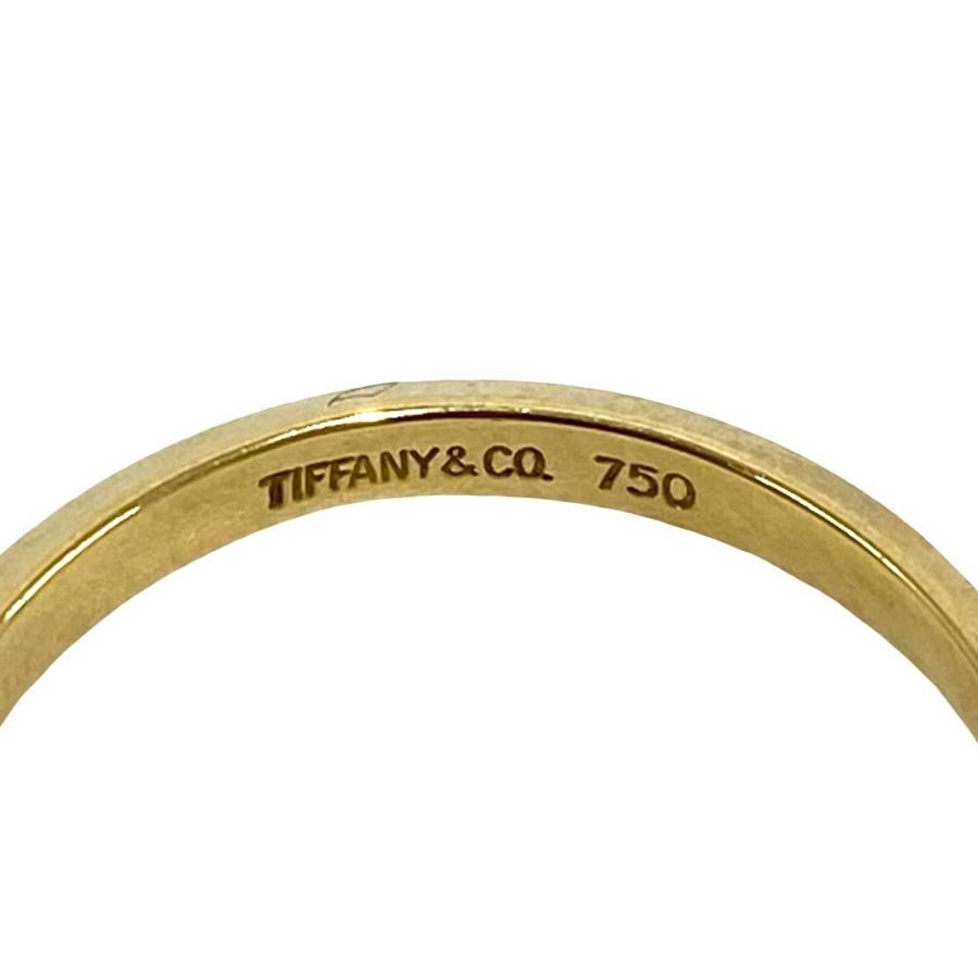 希少品Tiffany K18 ダブルウェーブ リング　10号　美品　ゴールド TIFFANY&Co.（ティファニー） 極 美品 K18ゴールド リング 指輪 10号