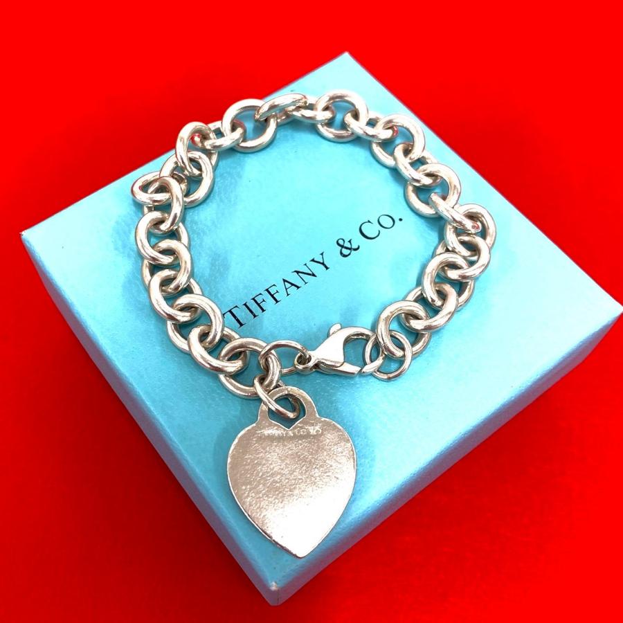 【値下げ】ティファニー　ブレスレット　リターントゥ　ハートタグ　ハート　チェーン TIFFANY&Co.（ティファニー） 極 美品 リターントゥ ハートタグ