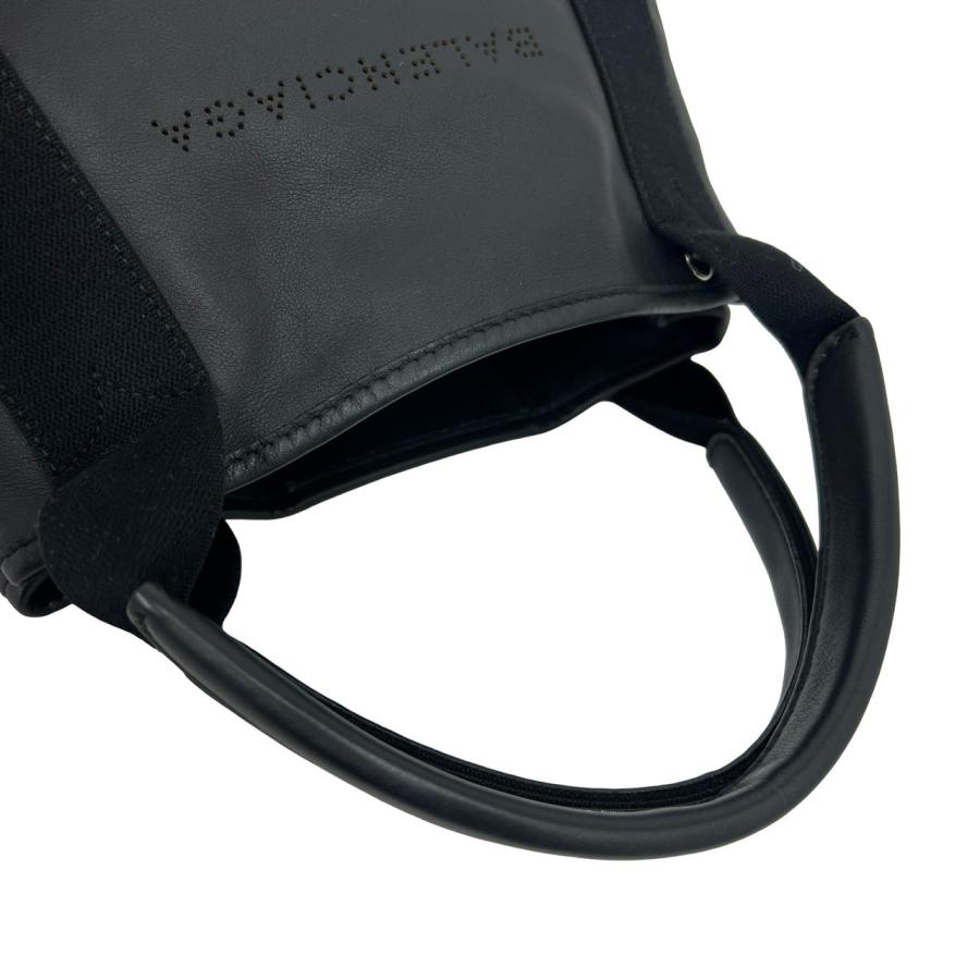 BALENCIAGA（バレンシアガ） 極 美品 袋 ポーチ付き ネイビーカバス XS