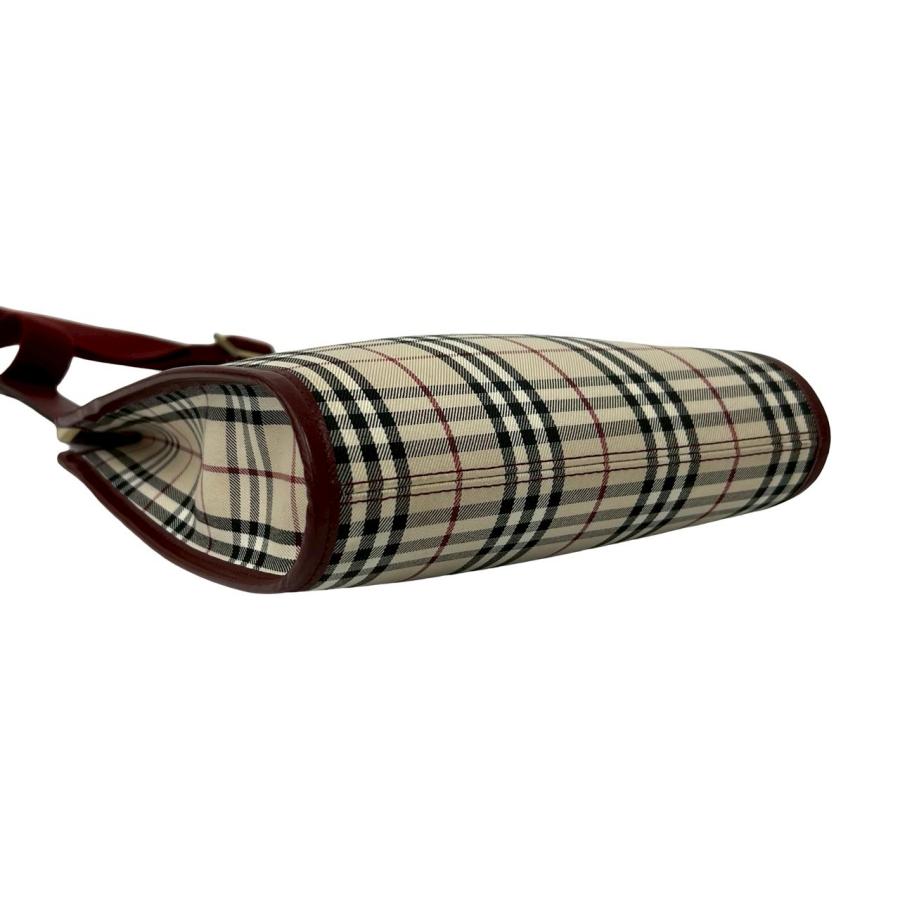 BURBERRY（バーバリー） 極 美品 ノバチェック 柄 キャンバス レザー