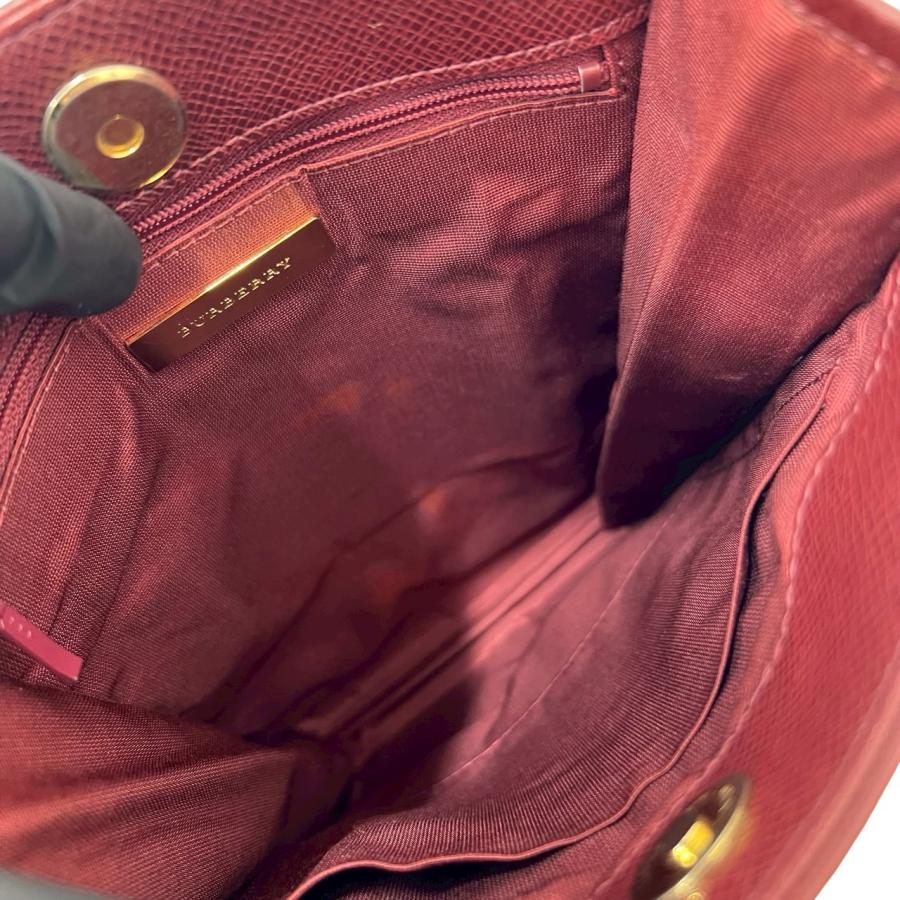 BURBERRY（バーバリー） 極 美品 ノバチェック 柄 キャンバス レザー
