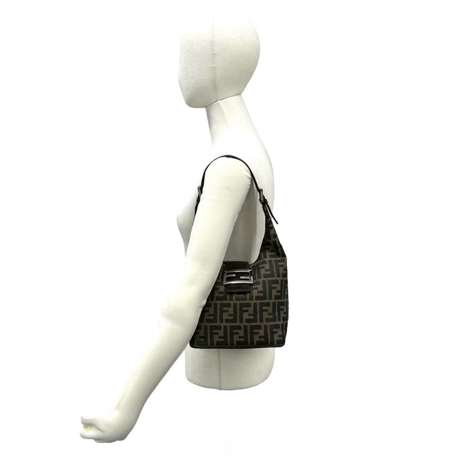 FENDI（フェンディ） 極 美品 ズッカ FF 柄 キャンバス レザー 本革
