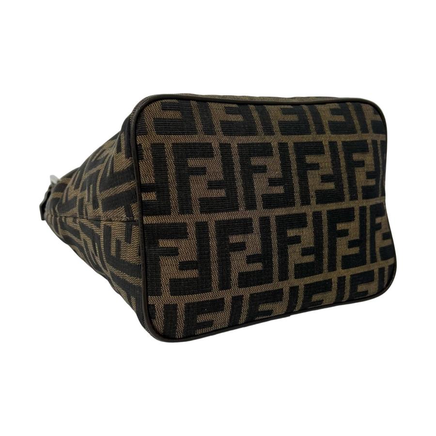 【新品未使用】正規品 フェンディ ズッカ キャンバス×レザー ケース FENDI（フェンディ） 極 美品 ズッカ FF 柄 キャンバス レザー 本革