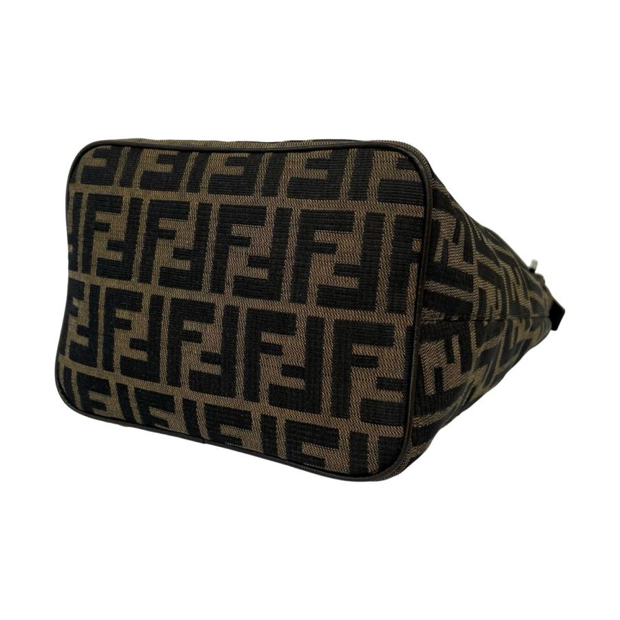 FENDI（フェンディ） 極 美品 ズッカ FF 柄 キャンバス レザー 本革