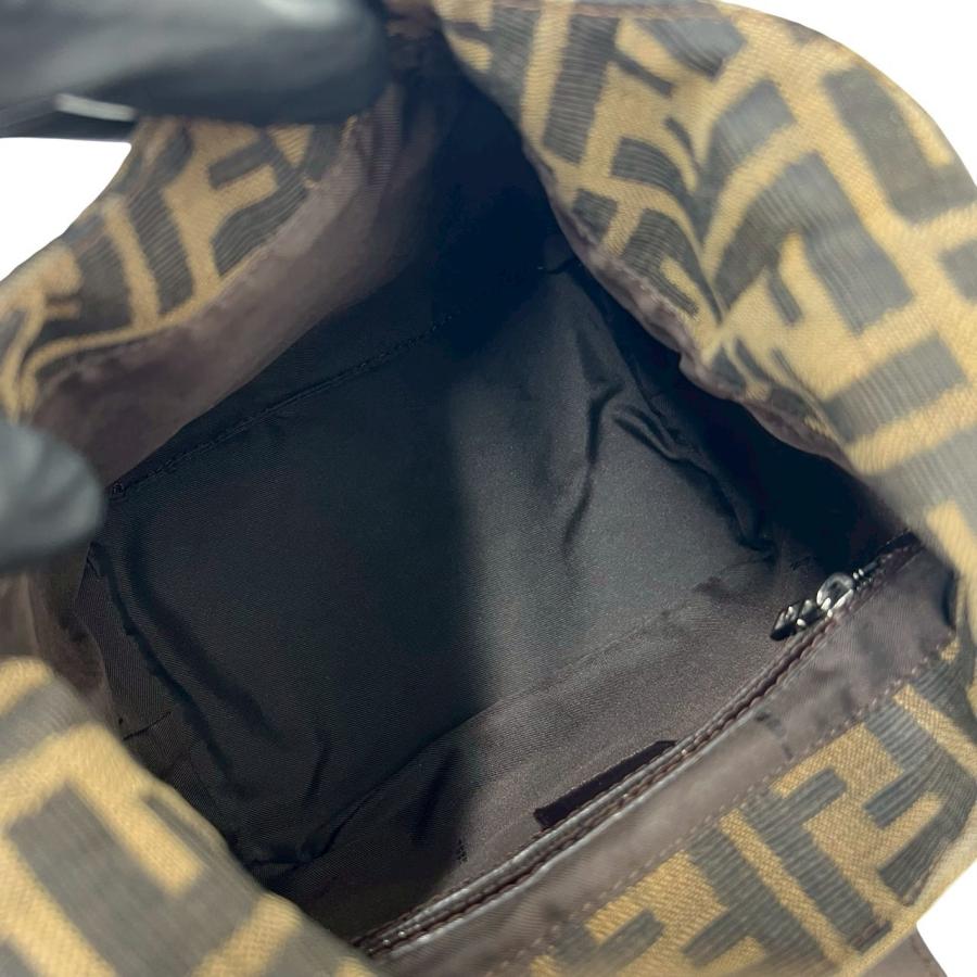 FENDI（フェンディ） 極 美品 ズッカ FF 柄 キャンバス レザー 本革