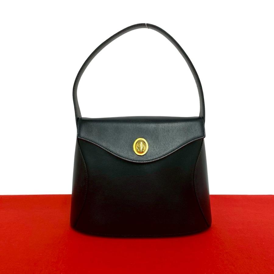 極 美品 Christian Dior ディオール ヴィンテージ CD ロゴ 金具 レザー