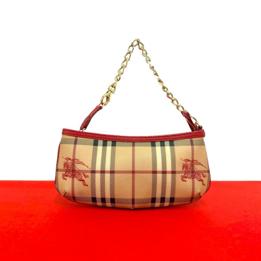 希少！　バーバリー ミニハンドバッグ ノバチェック シャドーホース BURBERRY（バーバリー） ほぼ未使用 ノバチェック シャドーホース 柄