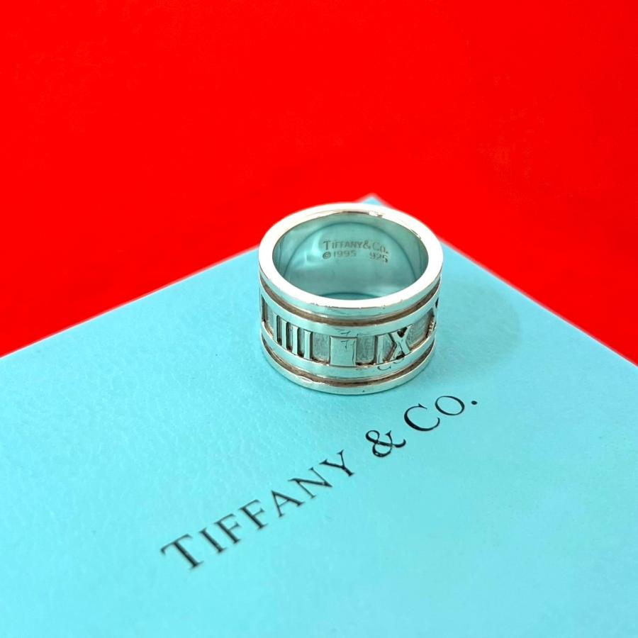 TIFFANY&Co.（ティファニー） 極 美品 ワイドアトラス リング シルバー