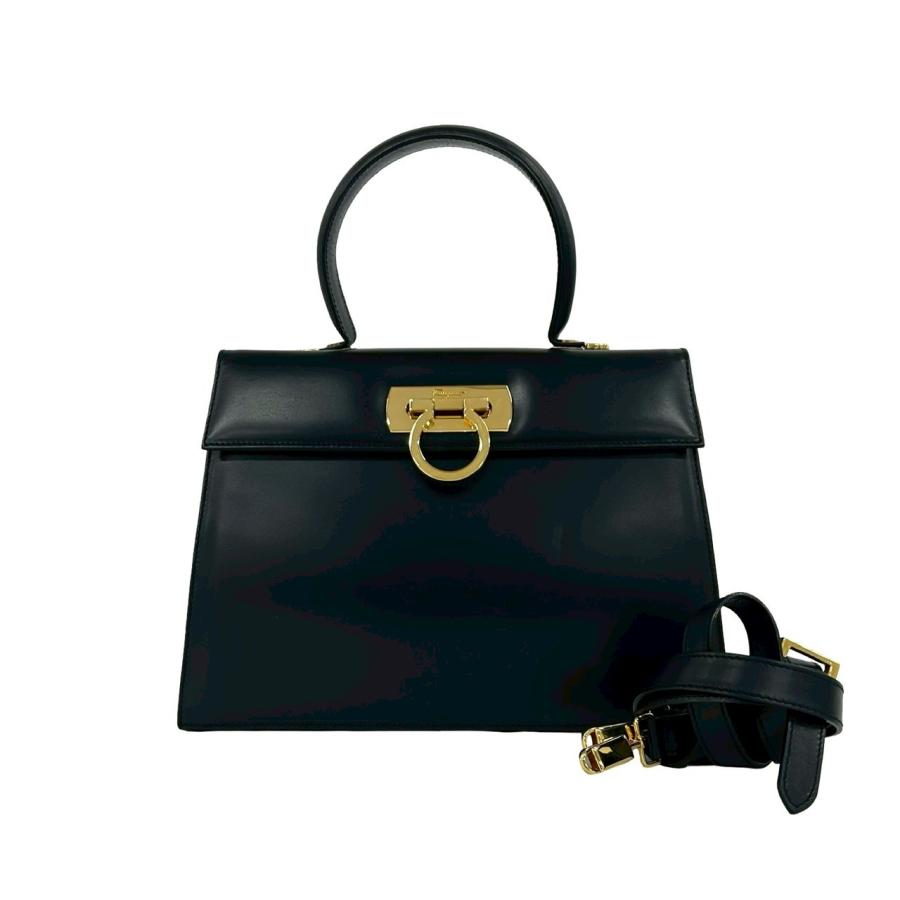 極 美品 袋付 Salvatore Ferragamo サルヴァトーレフェラガモ