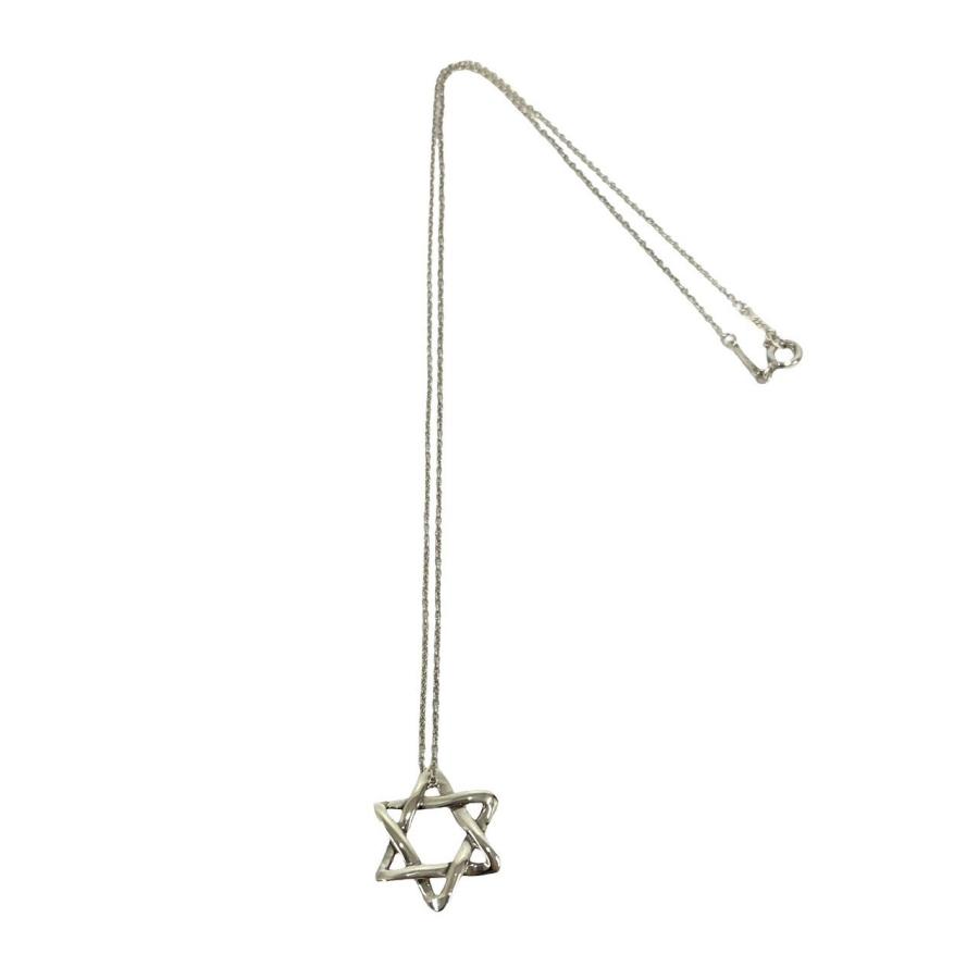 【美品】Tiffany ネックレス スター オブ ダビデ 925 ティファニー TIFFANY&Co.（ティファニー） 極 美品 スターオブ ダビデ シルバー925