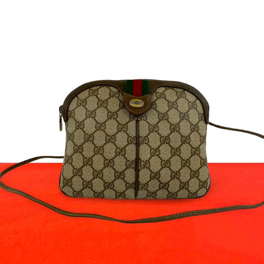 ● 極上品 グッチ オールドグッチ シェリーライン ショルダーバッグ ポシェット GUCCI（グッチ） 極 美品 オールドグッチ ヴィンテージ シェリーライン