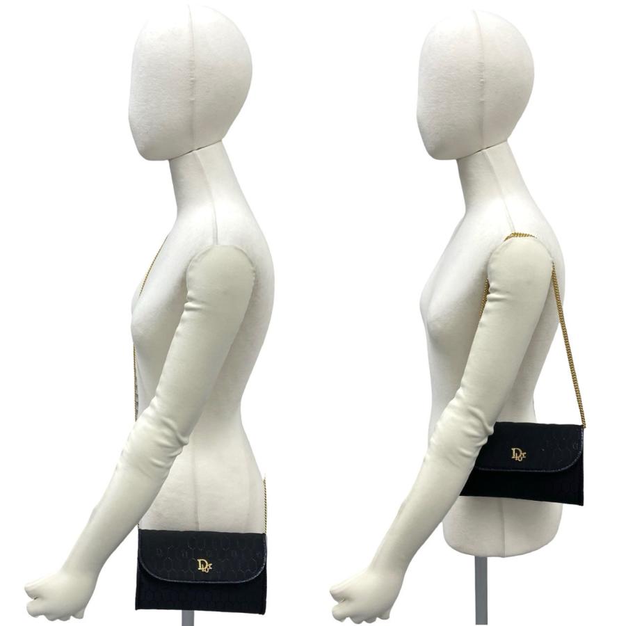 極 美品 Christian Dior ディオール ヴィンテージ ハニカム 柄 ロゴ