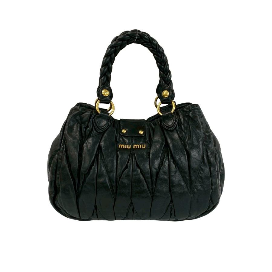 miu miu（ミュウミュウ） 極 美品 袋付き マテラッセ レザー 本革 2way