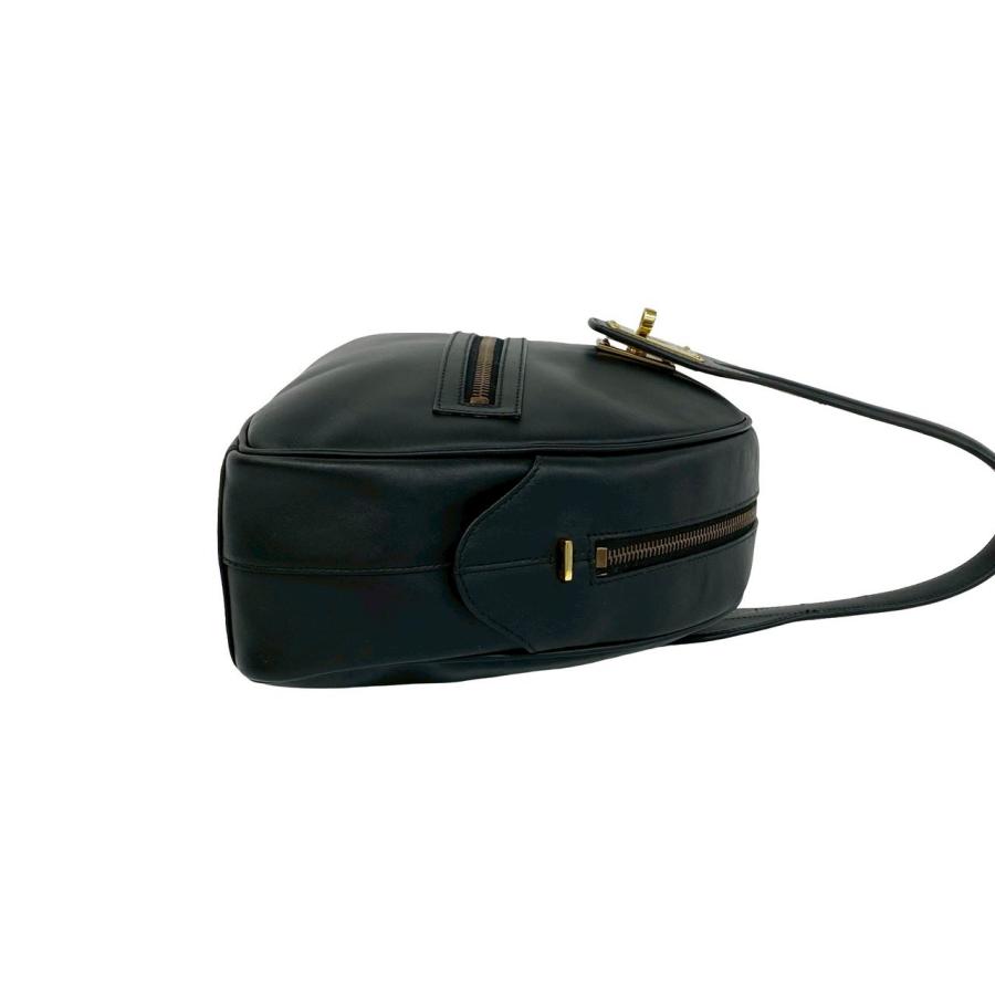 GUCCI（グッチ） 極 美品 希少品 ロゴ 金具 レザー 本革 ターンロック 
