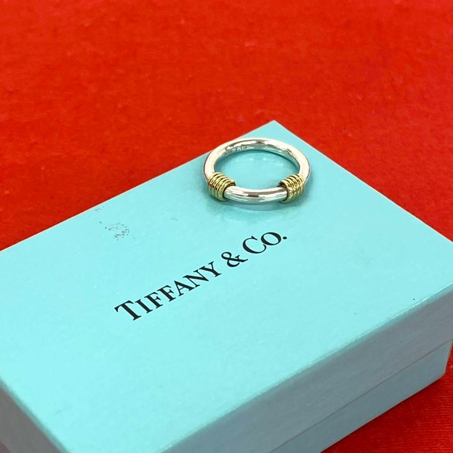 TIFFANY&Co.（ティファニー） 極 美品 バンドウィズ 2ワイヤー リング 