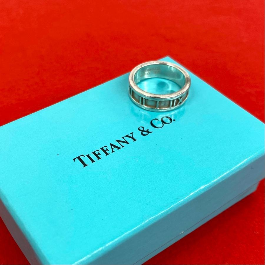 ティファニー アトラスリング 指輪 silver925 シルバー 12号 TIFFANY&Co.（ティファニー） 極 美品 アトラス リング シルバー925