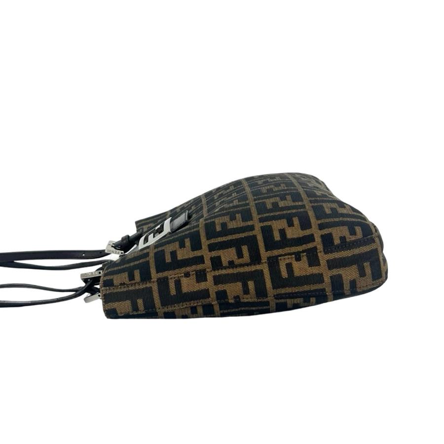 FENDI（フェンディ） 極 美品 ズッカ FF 柄 ロゴ 金具 キャンバス