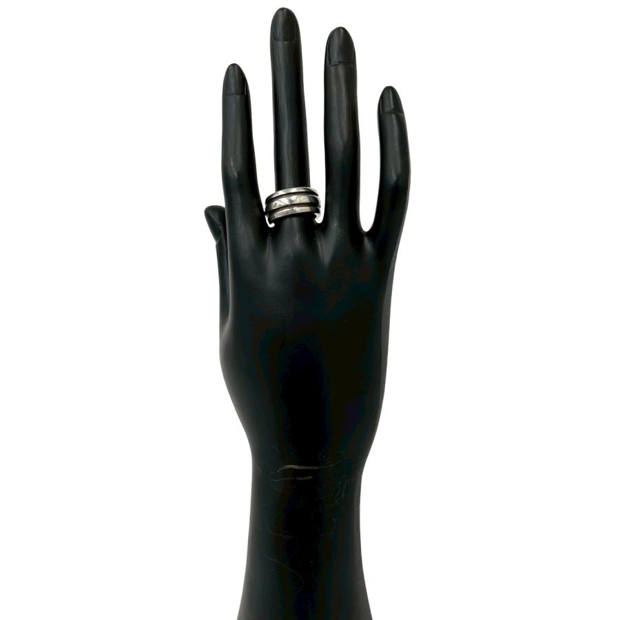 TIFFANY&Co.（ティファニー） 極 美品 グルーブド ダブルライン リング