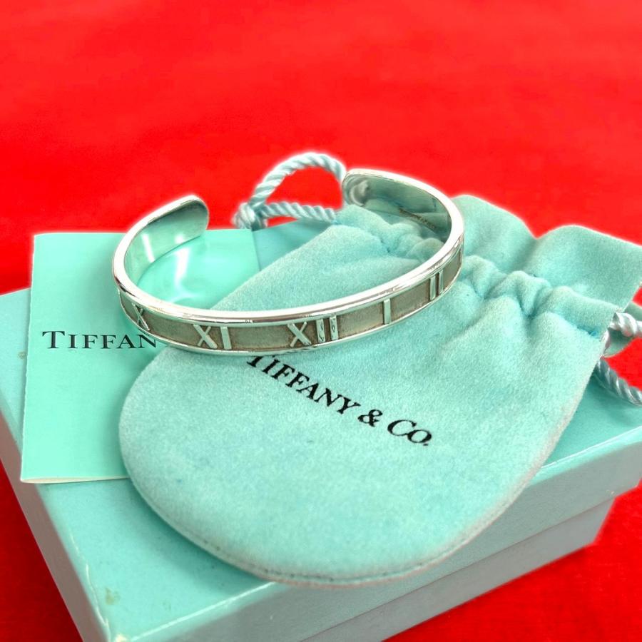 TIFFANY&Co.（ティファニー） 極 美品 箱 袋付き アトラス バングル