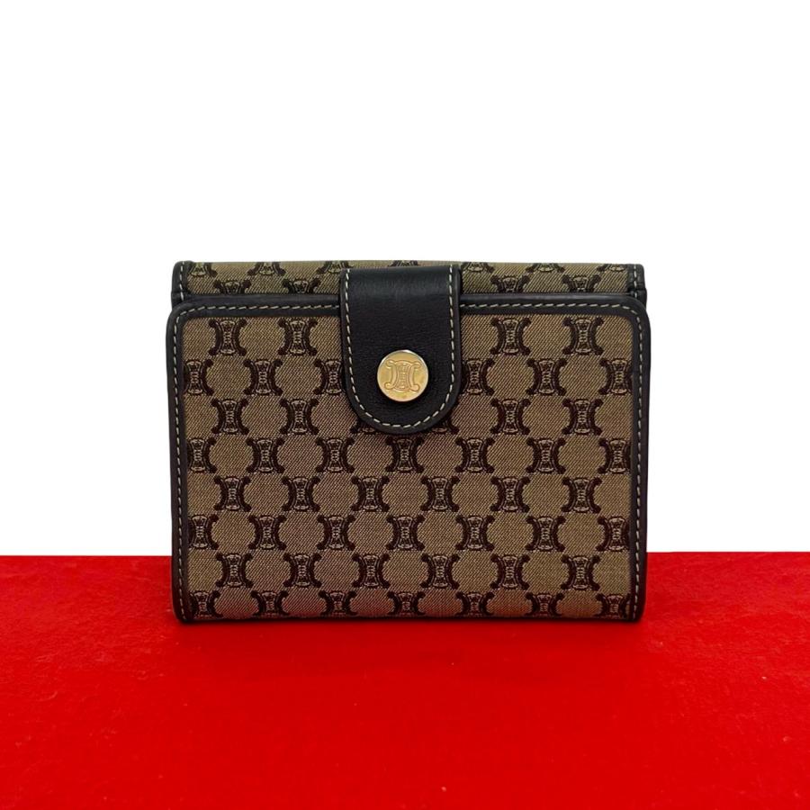 CELINE（セリーヌ） 極 美品 マカダム ブラゾン トリオンフ 柄 ロゴ