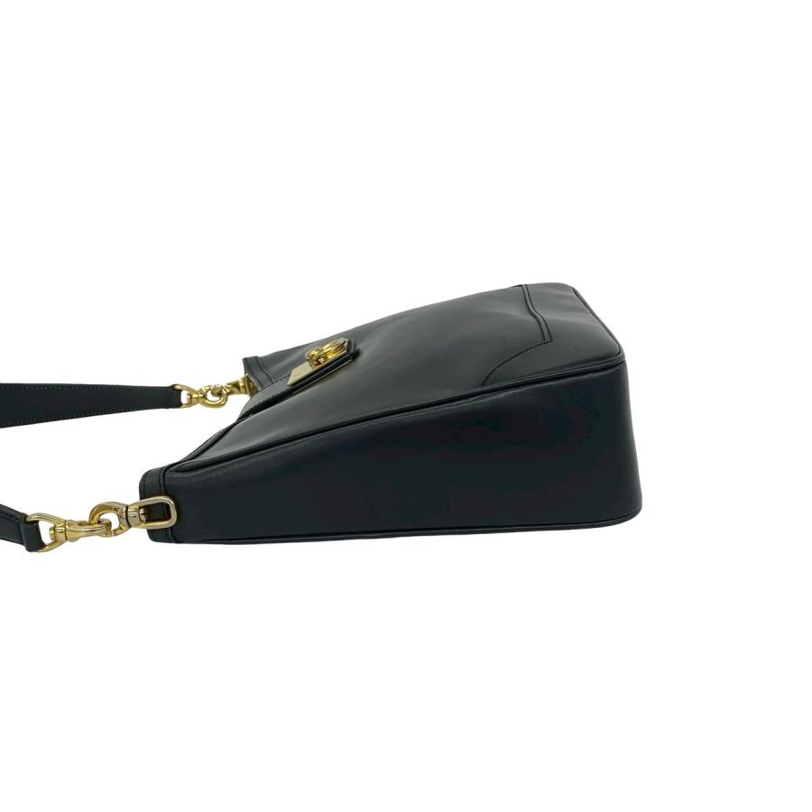 CELINE（セリーヌ） 極 美品 ヴィンテージ リング 金具 ロゴ カーフ
