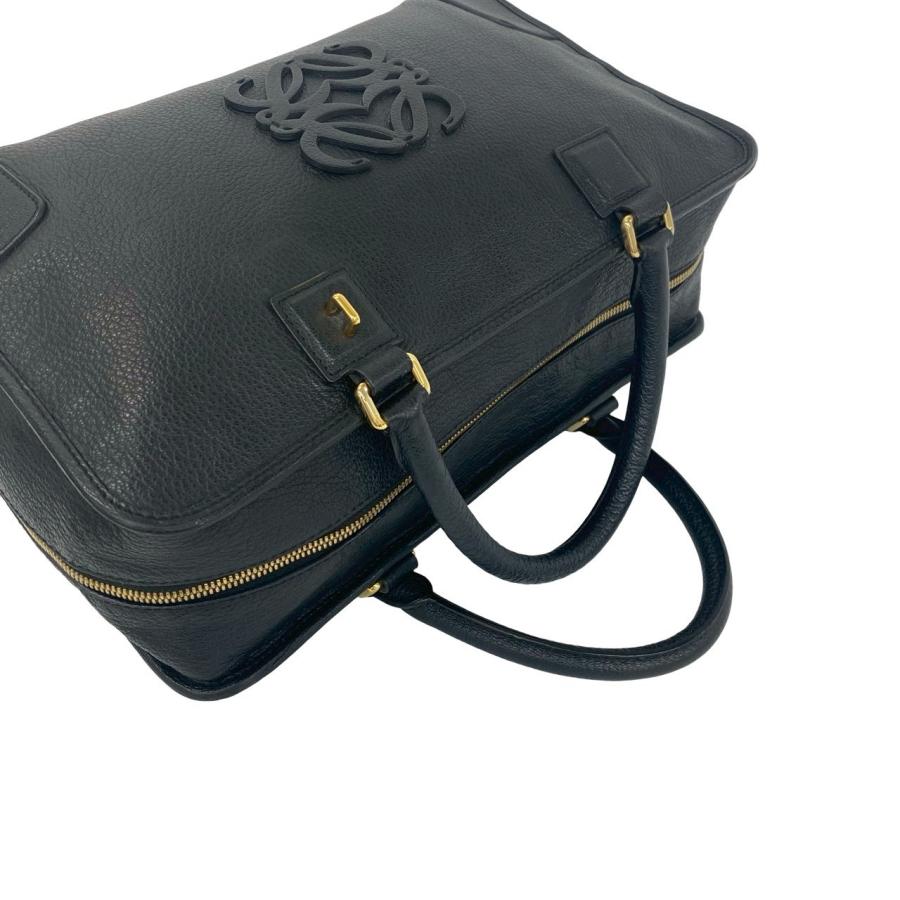 美品 ロエベ アマソナ36 アナグラム ボストンバッグ ハンド レディース 旅行 LOEWE（ロエベ） ほぼ未使用 希少品 アマソナ 36 アナグラム ロゴ