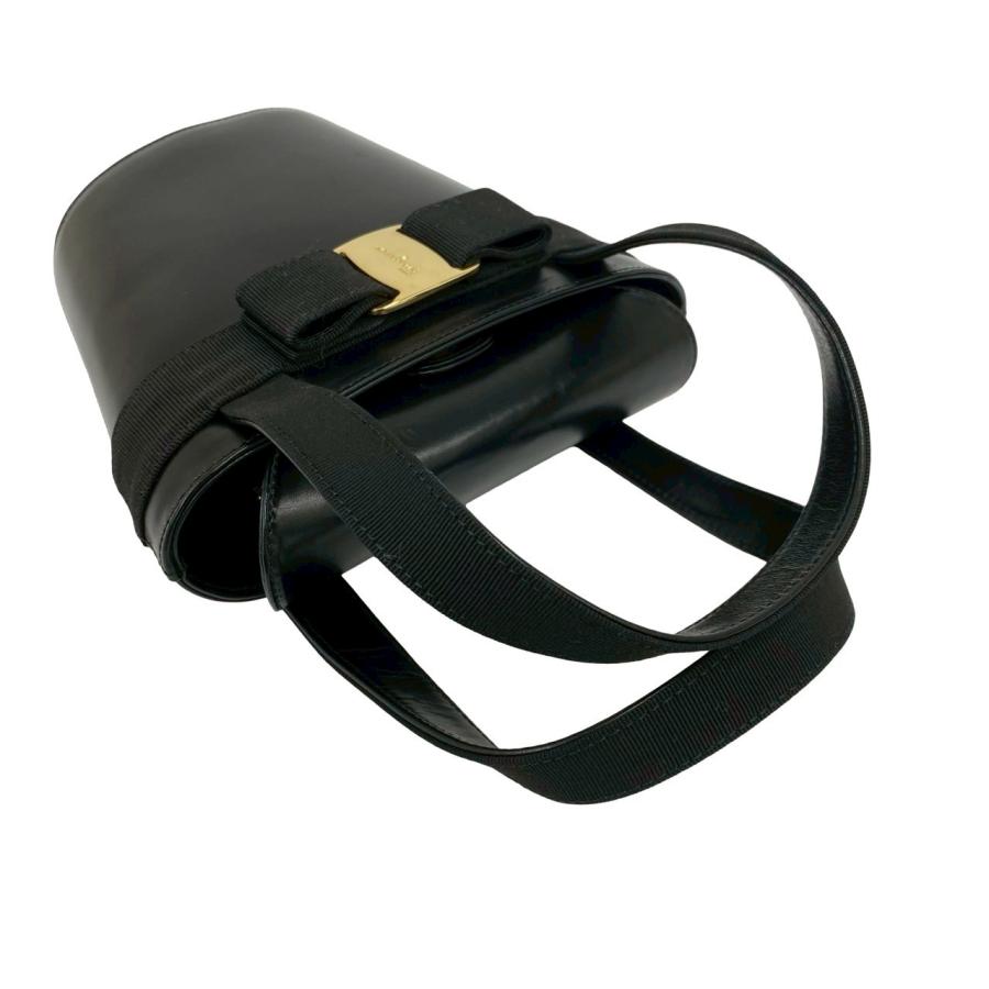 【美品】フェラガモ ヴァラリボン ベルト ブラック Sサイズ ゴールド金具 箱付 極 美品 箱付き Salvatore Ferragamo サルヴァトーレフェラガモ