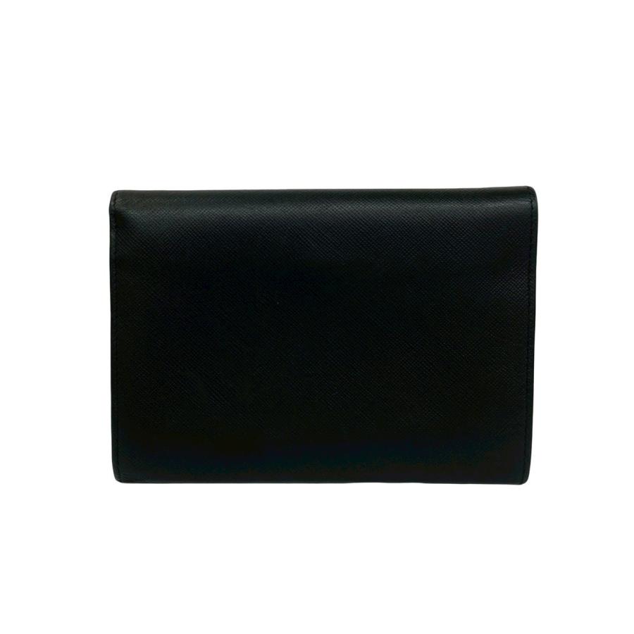 PRADA（プラダ） 極 美品 三角ロゴ プレート 金具 サフィアーノレザー