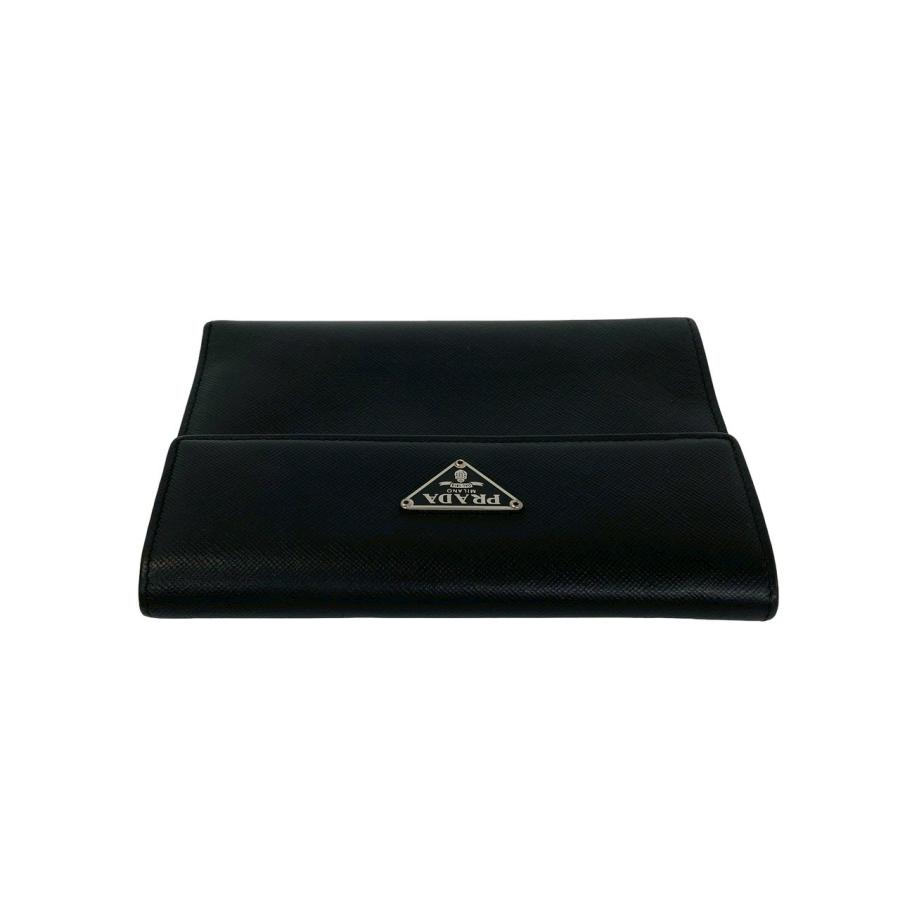 PRADA（プラダ） 極 美品 三角ロゴ プレート 金具 サフィアーノレザー