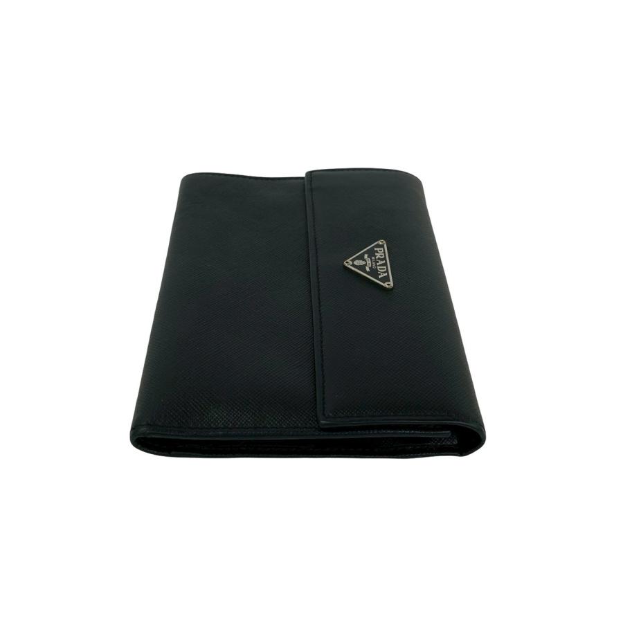 PRADA（プラダ） 極 美品 三角ロゴ プレート 金具 サフィアーノレザー