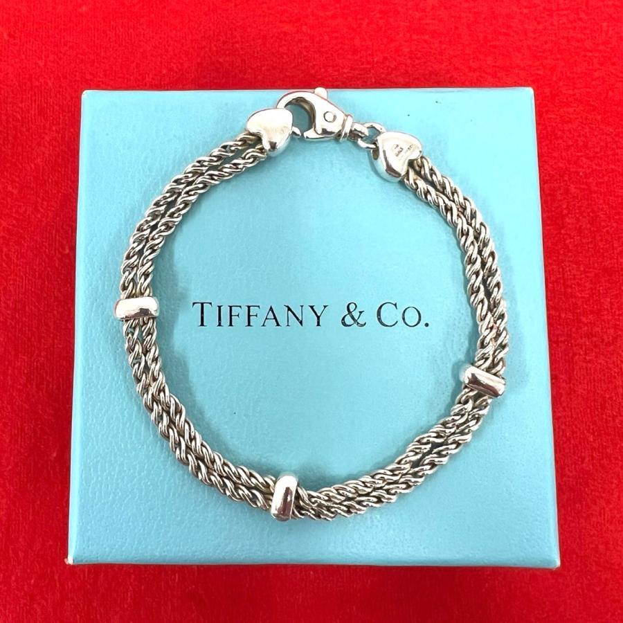 TIFFANY&Co.（ティファニー） 極 美品 ヴィンテージ ダブル ロープ