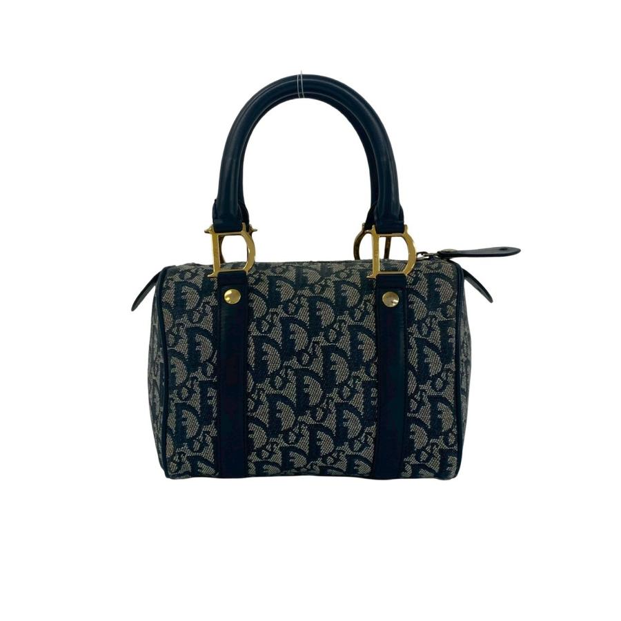 極 美品 Christian Dior ディオール トロッター ロゴ 柄 キャンバス