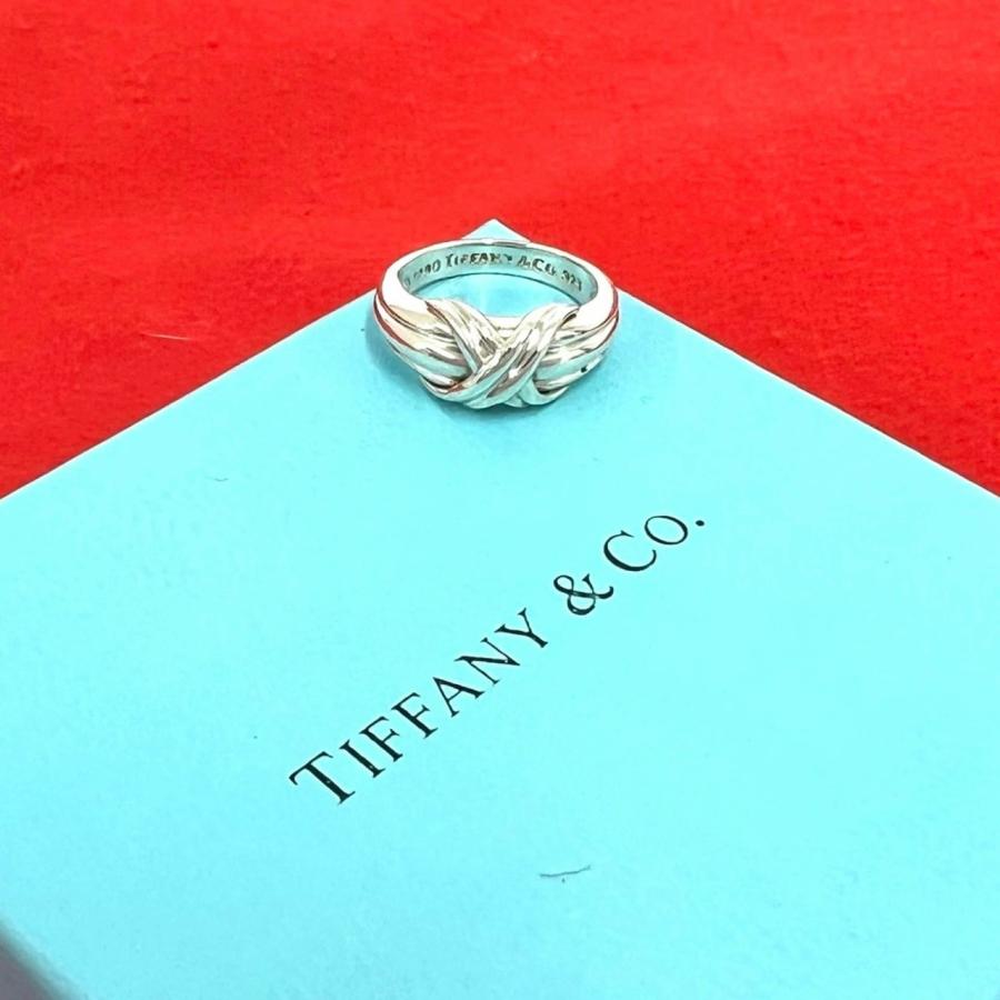 【極美品】TIFFANY リング 指輪 インフィニティ 8号 シルバー 925 レディース 【極美品】TIFFANY リング 指輪 インフィニティ 8号
