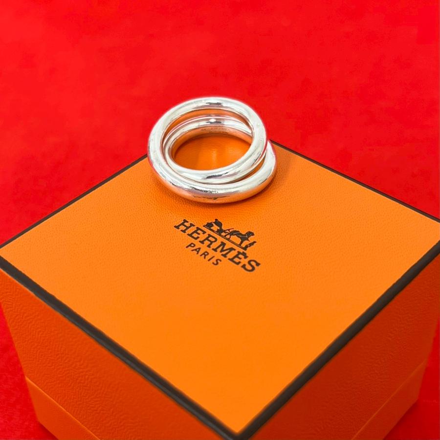 HERMES（エルメス） 極 美品 希少品 ヴェルティージュ リング シルバー 