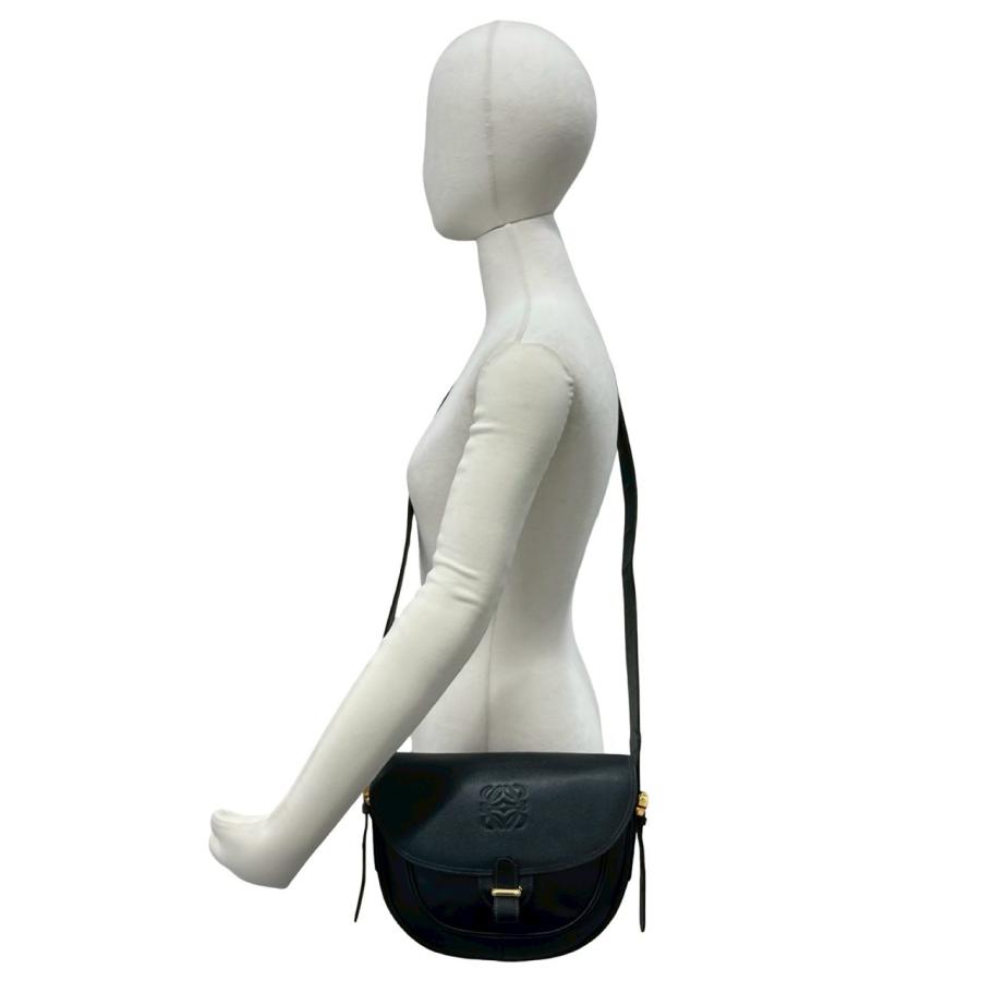 LOEWE（ロエベ） 極 美品 ヴィンテージ アナグラム ロゴ レザー 本革