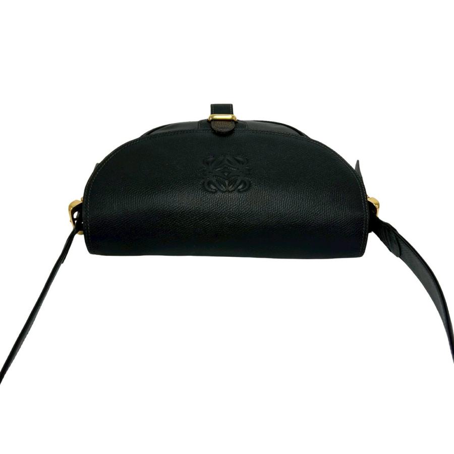 LOEWE（ロエベ） 極 美品 ヴィンテージ アナグラム ロゴ レザー 本革
