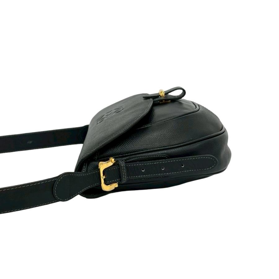 LOEWE（ロエベ） 極 美品 ヴィンテージ アナグラム ロゴ レザー 本革