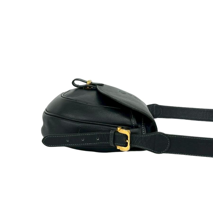 LOEWE（ロエベ） 極 美品 ヴィンテージ アナグラム ロゴ レザー 本革