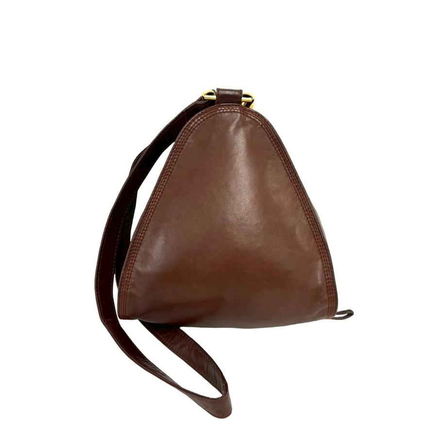 LOEWE（ロエベ） 極 美品 ヴィンテージ アナグラム ロゴ レザー 本革 