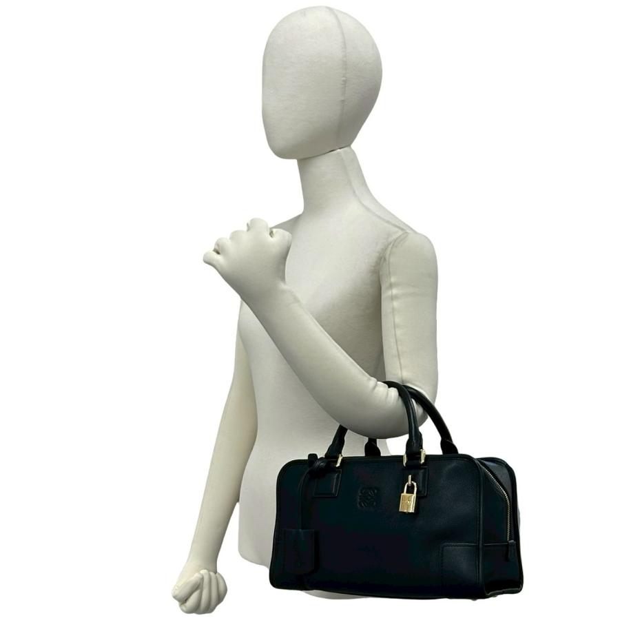 LOEWE（ロエベ） 極 美品 袋付き アマソナ 28 アナグラム ロゴ レザー